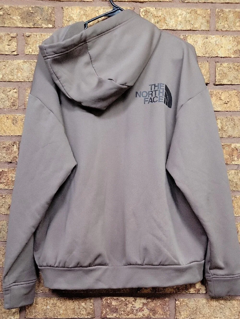 The North Face Men's Hoodie Brown Stretch Size Medium Outdoor Casual Like New